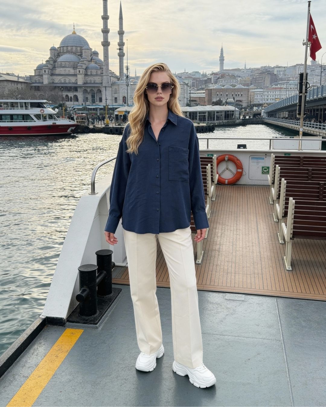 Mono Touch Oversize Gömlek – gömlek ürün görünümü 1