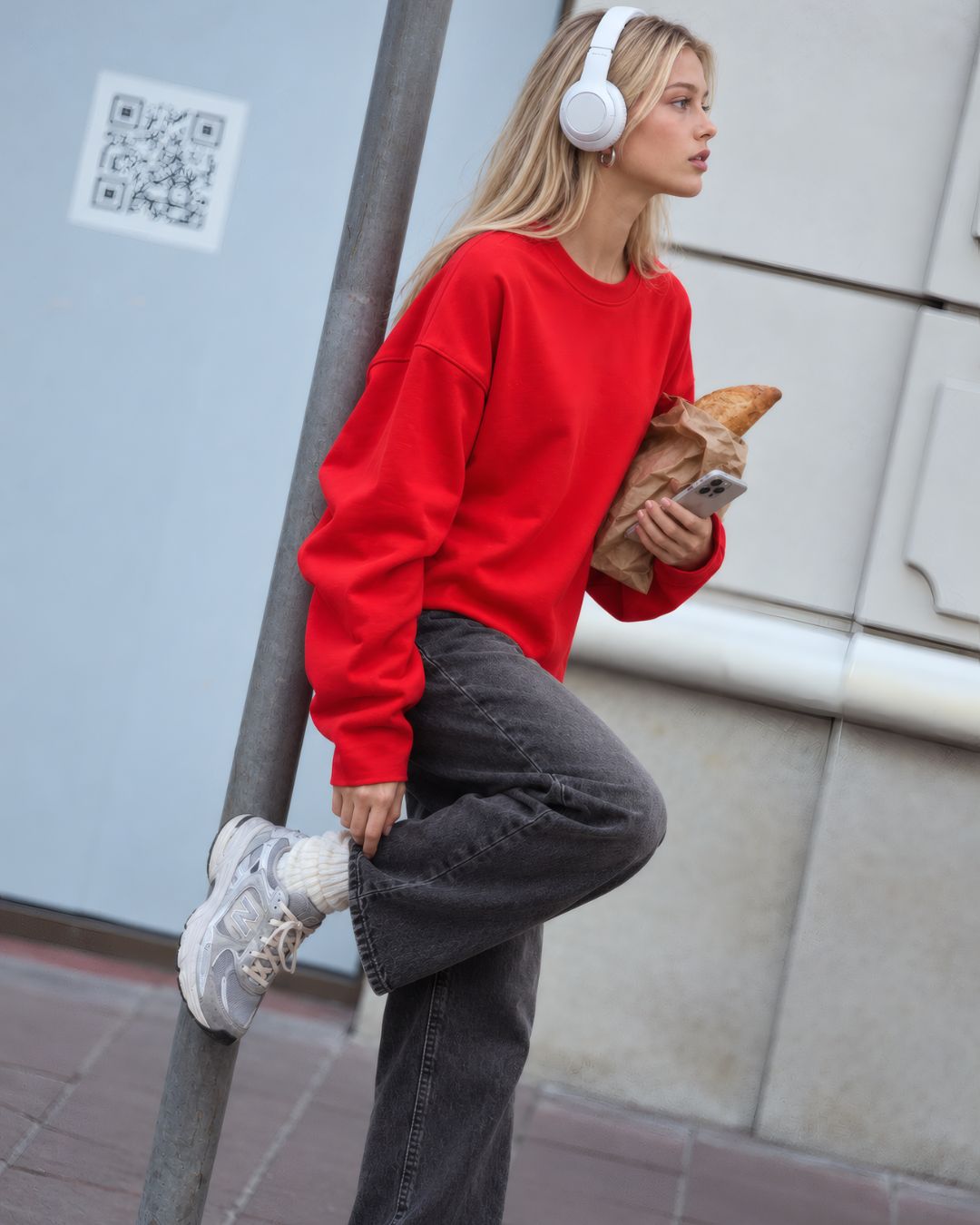 Kalın Basic Uzun Kol T-Shirt – t-shirt ürün görünümü 1